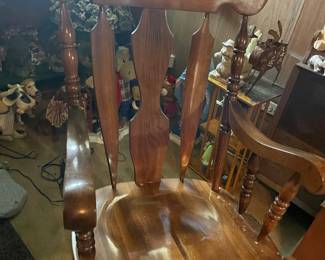 Solid Wood Rocking Chairs (2)