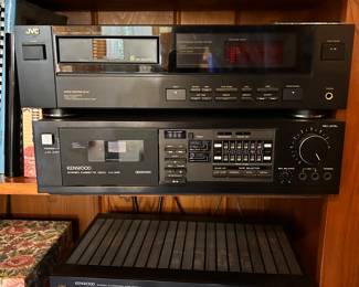 Kenwood and JVC sterio equipment  