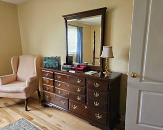 And Cherry Dresser with Mirror