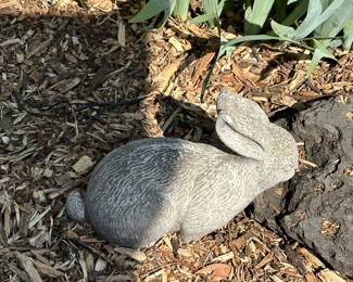 Out door concrete rabbit 