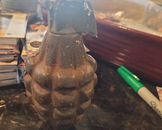 World War II practice grenade