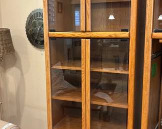 Wooden Glass Cabinet