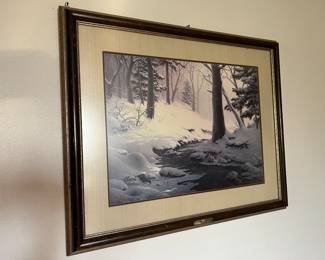 SIGNED NUMBERED LIMITED EDITION  DALHART WINDBERG "SLUMBROUS INTERLUDE" WITH CERTIFICATE 