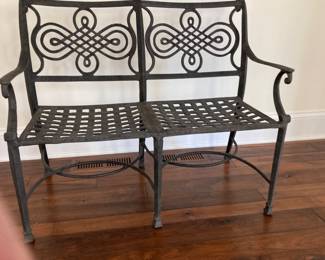Iron bench