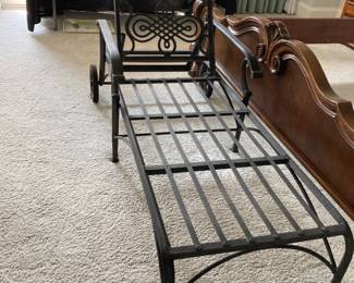 Iron lounge chair