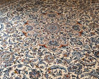 One of 2 handmade Persian rugs 160” x 120” 