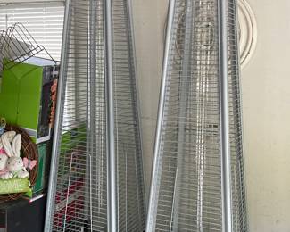 Propane tower flame heaters 