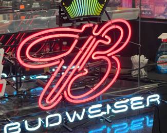 Budweiser neon bar sign! 