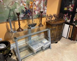 Glass top tv stands 