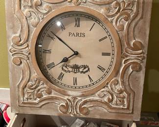 Paris wall clock 