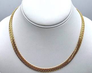  010 14K Yellow Gold Necklace