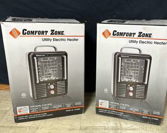 Comfort Zone Space Heaters set of 2 