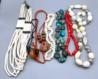 Collection of Costume Jewelry Necklaces
