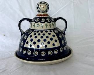 Boleslawiec Pottery Cheese Lady