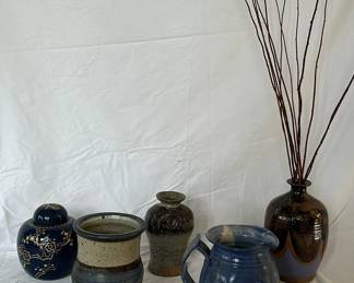 Collection of Artful Pottery 4 Pieces 