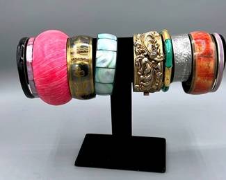 Collection of Costume Jewelry Bracelets
