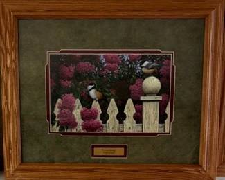 Framed Kim Norlien Love Song Print 