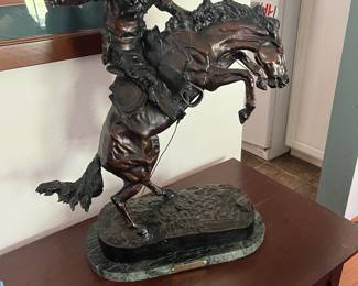 Frederick Remington, Bronco Buster bronze 