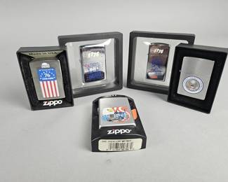 Lot 419 | Zippo US Bicentennial Lighters & More!
