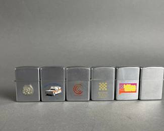 Lot 418 | 6 Vintage Zippo Lighters