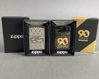 Lot 434 | 85 & 90 Anniversary Zippos