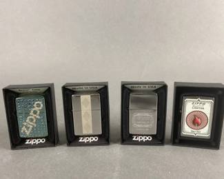 Lot 491 | 4 Zippo Lighters
