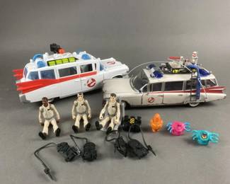 Lot 185 | 2 Ghostbuster Cars & Figurines