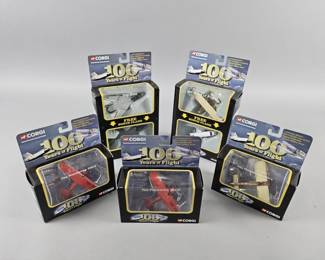 Lot 227 | New Corgi 100 Years of Flight Collectibles