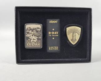 Lot 52 | Zippo D-Day 75th Anniversary Lighter