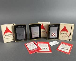 Lot 86 | 3 Vintage 1960's Zippo Lighters