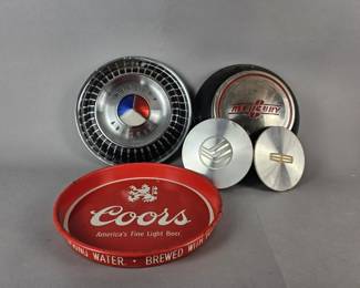 Lot 265 | Decorative Hubcaps Mercury and More