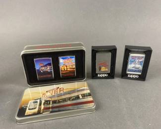 Lot 545 | Cambridge Diner Zippo Lighters & More