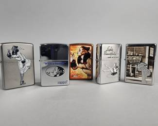 Lot 533 | Zippo Windy Graphic Lighters