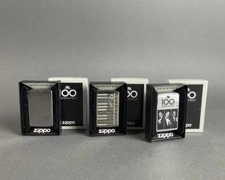 Lot 401 | Sinatra 100 Years Zippo Lighters