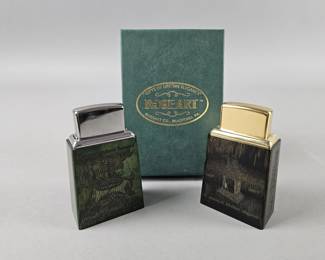 Lot 95 | Zippo Roseart 60 Year Anniversary Table Lighters