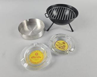 Lot 602 | Zippo Stainless Steel Ashtray & More!