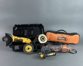 Lot 310 | DeWalt Grinder & Rigid JobMax