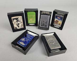Lot 435 | Zippo WWII, USMC & Iraqi Freedom Lighters