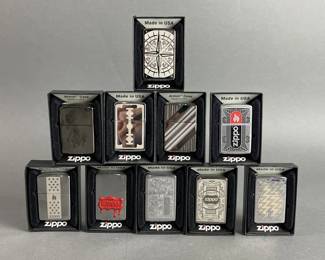 Lot 438 | 10 Zippo Lighters