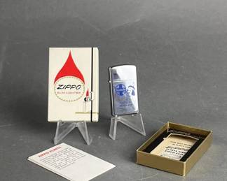 Lot 14 | Vintage Santa Fe Slim Zippo Lighter w/Box