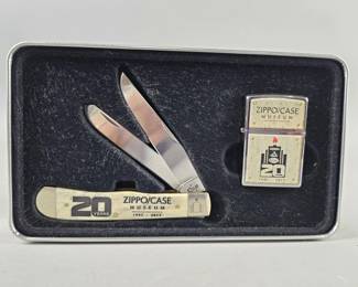 Lot 59 | Zippo/Case Regular 20th Anniversary Gift Set