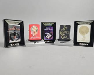 Lot 472 | Zen Lighter Club Zippo Lighters