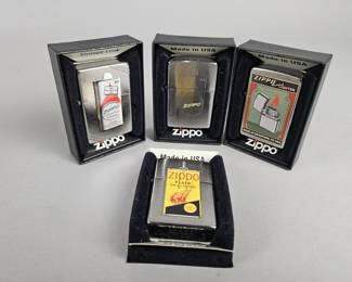 Lot 516 | Zippo Fuel Can Graphic Lighters & More!