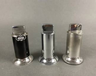 Lot 461 | 3 Vintage Zippo Table Lighters