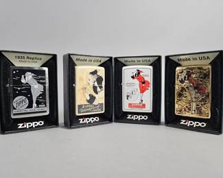Lot 531 | 1935 Replica Zippo Windy Graphic Lighter & More