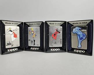 Lot 529 | Zippo Vintage Windy Graphic Lighters