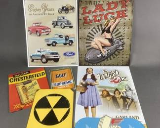 Lot 209 | Collection Of Tin Signs