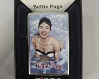 Lot 98 | Zippo Bettie Page Waves Lighter