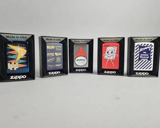 Lot 465 | Zippo Logo/Graphic Lighters