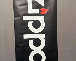 Lot 604 | Zippo Vinyl Banner
